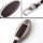 Aluminum key fob cover case fit for Nissan N6 remote key chrome/black