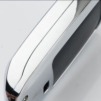Coque de protection en Aluminium pour voiture Kia clé télécommande K3 chrome/noir