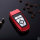 Cover Guscio / Copri-chiave Alluminio compatibile con Ford F8, F9 rosso