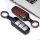 C-LINE Hartschalen Schlüssel Cover passend für Volkswagen Schlüssel anthrazit/rot HEK6-V6-31