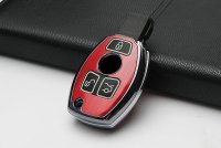 Cover Guscio / Copri-chiave plastica compatibile con Mercedes-Benz M7 rosso