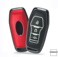 Cover Guscio / Copri-chiave plastica compatibile con Ford F3 rosso