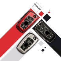Cover Guscio / Copri-chiave plastica compatibile con BMW B4, B5 rosso