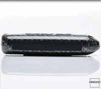 Nachleuchtende Schlüssel Cover passend für Mazda Autoschlüssel schwarz HEK20-MZ1-1