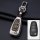Coque de protection en Aluminium pour voiture Ford clé télécommande F4 chrome/noir