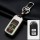 Aluminum key fob cover case fit for Honda H11 remote key chrome/black