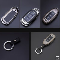 Aluminum, Aluminum-zinc key fob cover case fit for Hyundai D9 remote key anthracite