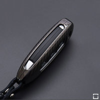 Aluminum, Aluminum-zinc key fob cover case fit for Hyundai D9 remote key anthracite