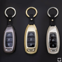 Aluminum, Aluminum-zinc key fob cover case fit for Hyundai D9 remote key anthracite