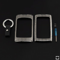 Aluminum, Aluminum-zinc key fob cover case fit for Renault R12 remote key gold