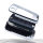 Aluminum, Leather key fob cover case fit for Volkswagen, Audi, Skoda, Seat V3, V3X remote key chrome/black