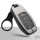 Aluminum, Leather key fob cover case fit for Mercedes-Benz M9 remote key anthracite/black