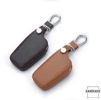Leder Schlüssel Cover passend für Toyota Schlüssel T6 braun
