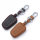 Cover Guscio / Copri-chiave Pelle compatibile con Hyundai D4 nero