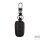 Leder Schlüssel Cover passend für Hyundai Schlüssel D3 schwarz