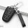 BLACK-ROSE Leder Schlüssel Cover für Hyundai Schlüssel schwarz LEK4-D4