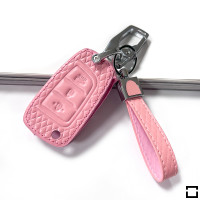 Cover Guscio / Copri-chiave Pelle compatibile con Hyundai D8 rosa