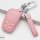 BLACK-ROSE Leder Schlüssel Cover für Toyota Schlüssel rosa LEK4-T3