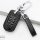 BLACK-ROSE Leder Schlüssel Cover für Honda Schlüssel schwarz LEK4-H10