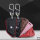Cover Guscio / Copri-chiave Pelle compatibile con BMW B6 nero/rosso