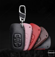 Cover Guscio / Copri-chiave Pelle compatibile con Audi AX1 rosso