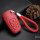 Cover Guscio / Copri-chiave Pelle compatibile con Audi AX1 rosso