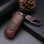 Leather key cover (LEK18) for Mazda keys Includes keychain in matching color - brown