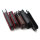 Leder Schlüssel Cover passend für Volkswagen, Skoda, Seat Schlüssel V4, ST4, SV4 schwarz/rot