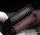 Cover Guscio / Copri-chiave Pelle compatibile con Hyundai D6 nero/rosso