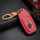 Leder Schlüssel Cover passend für Mercedes-Benz Schlüssel M9 rot