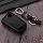 Leder Hartschalen Cover passend für Volkswagen, Audi, Skoda, Seat Schlüssel schwarz LEK48-V3-1