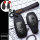 Leder Schlüssel Cover inkl. Lederband & Karabiner passend für Mercedes-Benz Schlüssel schwarz LEK53-M8-1