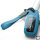 Leder Schlüssel Cover inkl. Lederband & Karabiner passend für Mercedes-Benz Schlüssel blau LEK53-M9-4