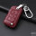 Cover Guscio / Copri-chiave Pelle compatibile con Volkswagen V8X vino rosso