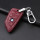 KROKO Leder Schlüssel Cover passend für BMW Schlüssel weinrot LEK44-B7