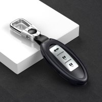 Aluminum key fob cover case fit for Nissan N5, N6, N7, N8, N9 remote key gold