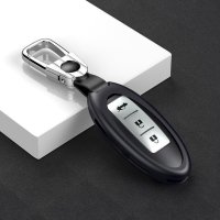 Aluminum key fob cover case fit for Nissan N5, N6, N7, N8, N9 remote key gold