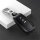 Aluminum key fob cover case fit for Toyota T3, T4 remote key rose