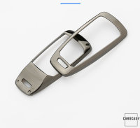 Cover Guscio / Copri-chiave Alluminio compatibile con Audi AX6 argento