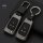 Aluminum key fob cover case fit for Opel OP6, OP7, OP8, OP5 remote key anthracite