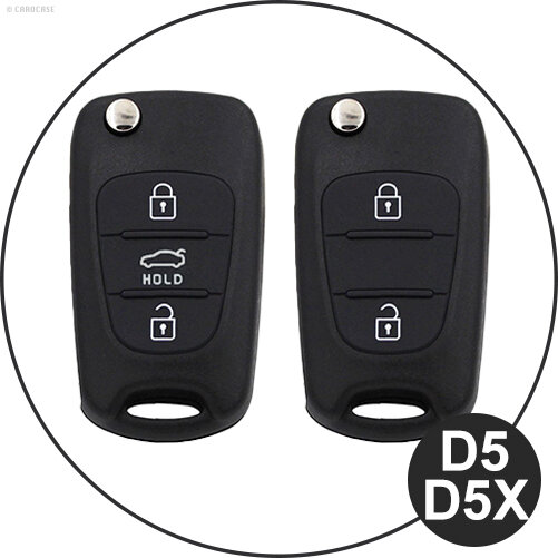Cover Guscio / Copri-chiave Alluminio compatibile con Hyundai D5, D5X argento