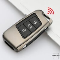 Coque de protection en Aluminium pour voiture Volkswagen, Skoda, Seat clé télécommande V4 rainbow