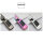 Alu Hartschalen Schlüssel Cover passend für Volkswagen, Skoda, Seat Autoschlüssel mehrfarbig HEK13-V4-55