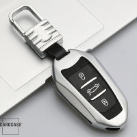 Cover Guscio / Copri-chiave Alluminio compatibile con Opel, Citroen, Peugeot P2 rainbow