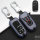 Nachleuchtende Schlüssel Cover passend für Jeep, Fiat Autoschlüssel schwarz HEK20-J5-1