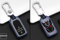 Nachleuchtende Schlüssel Cover passend für Honda Autoschlüssel blau HEK20-H11-4