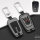 Aluminum key fob cover case fit for Toyota T5 remote key black