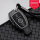 Hartschalen Etui Cover passend für Mercedes-Benz Schlüssel schwarz/rot HEK46-M6-11