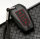 Aluminum key fob cover case fit for Opel, Citroen, Peugeot P2 remote key black/red