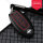 Aluminio funda para llave de Nissan N6 negro/rojo